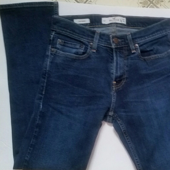 hollister slim straight jeans womens